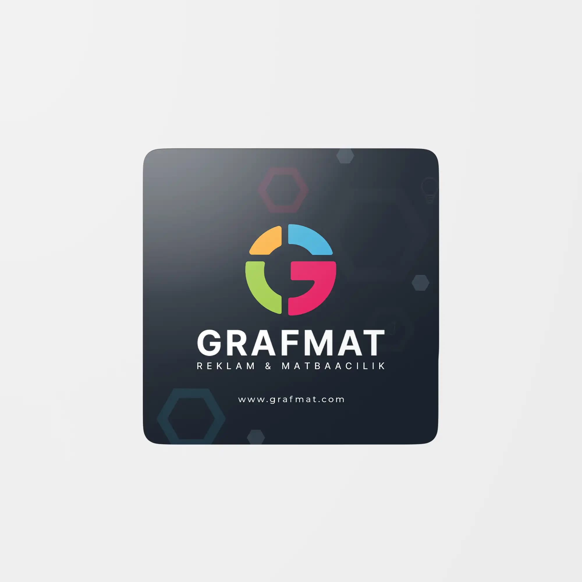 Grafmat Kare Sticker 2