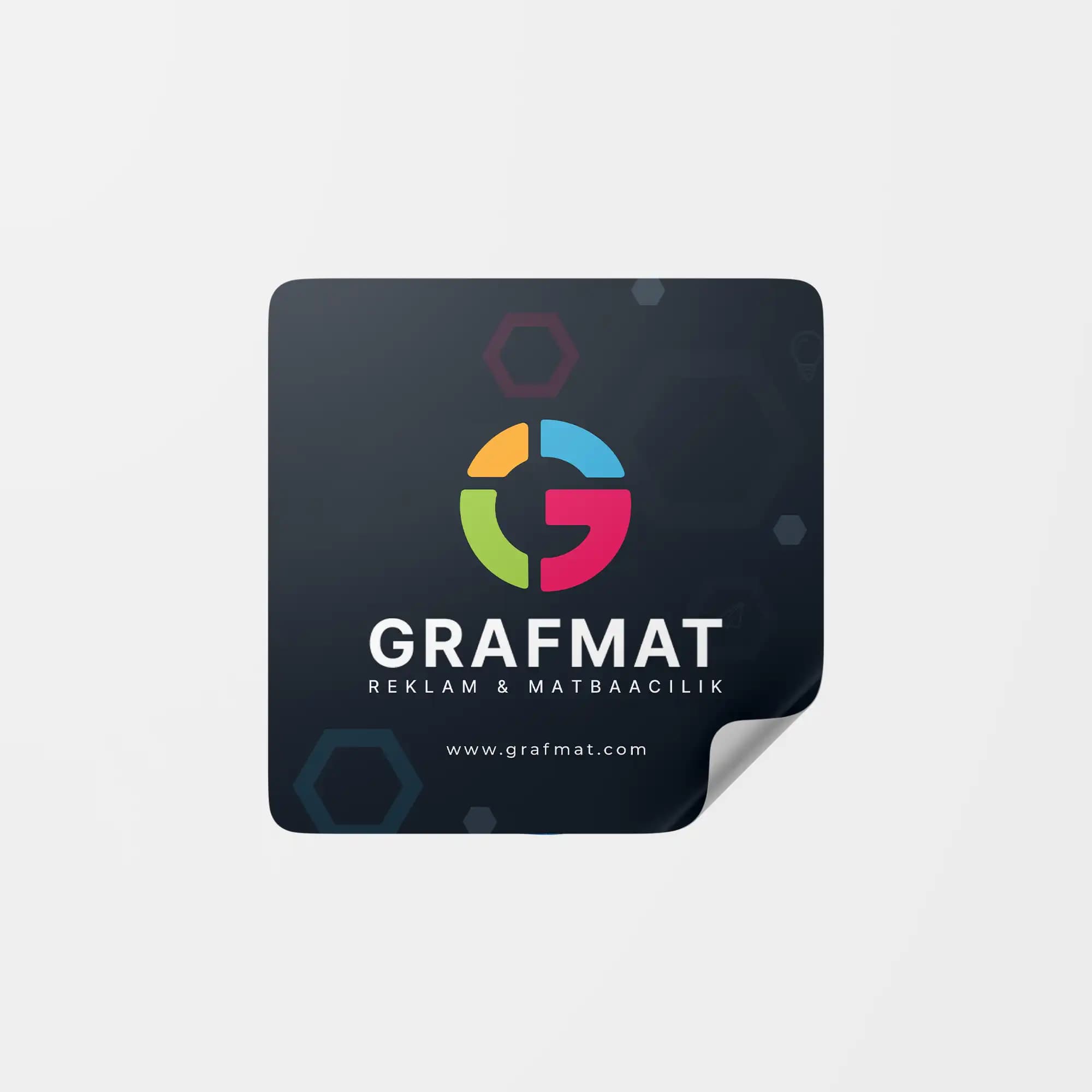 Grafmat Kare Sticker